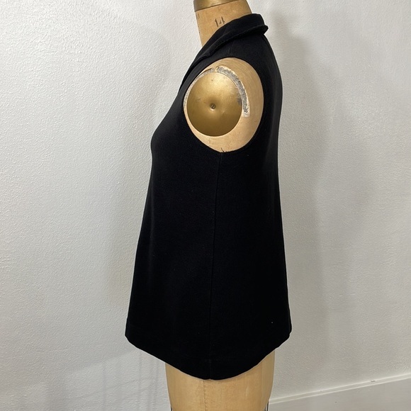 NY& CO black sleeveless ribbed knit pullover sleeveless top - Picture 3 of 7